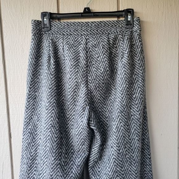 Express Black and White Herringbone Pants - Picture 6 of 12